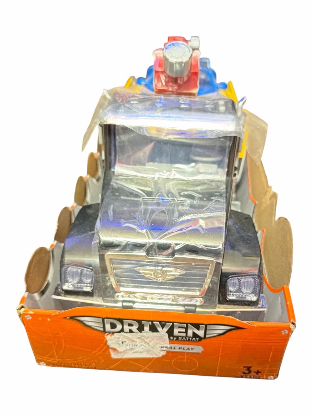 DRIVEN by Battat LARGE Flatbed Tow Truck Toy Set NIB - Picture 2 of 4